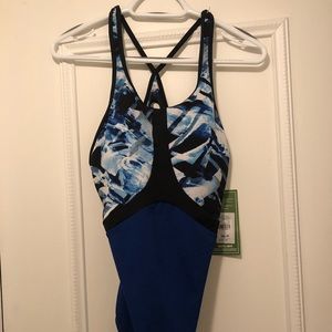 Roots one piece bathing suit NWT